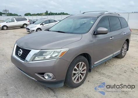 2014 Nissan Pathfinder Sl из США, поврежденный, VIN 5N1AR2MN8EC730560